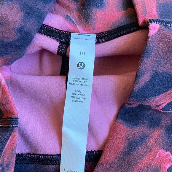 Lululemon Align High-Rise Pant 28" Intensity Pink Blossom Multi Size 10 - Picture 3 of 8